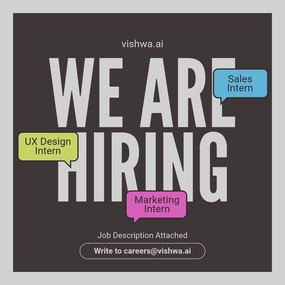 sai_sharan_t's tweet photo. Open Application for Marketing Internship

We're looking for Content Marketing Interns at @vishwa_ai .  

https://t.co/tVtYOMRSHa is a suite of products for businesses to enhance productivity and unlock new revenue potential through Actionable AI. 

If you're interested, we request you to complete the below assignment and our team will reach out to you.  

We appreciate sincere efforts towards the application and thought process. 

Please click the link below to access the form: 👇

https://t.co/EgT4GmwVSZ 

If you have any questions, feel free to reach out to us at careers@vishwa.ai  

Have a great day!