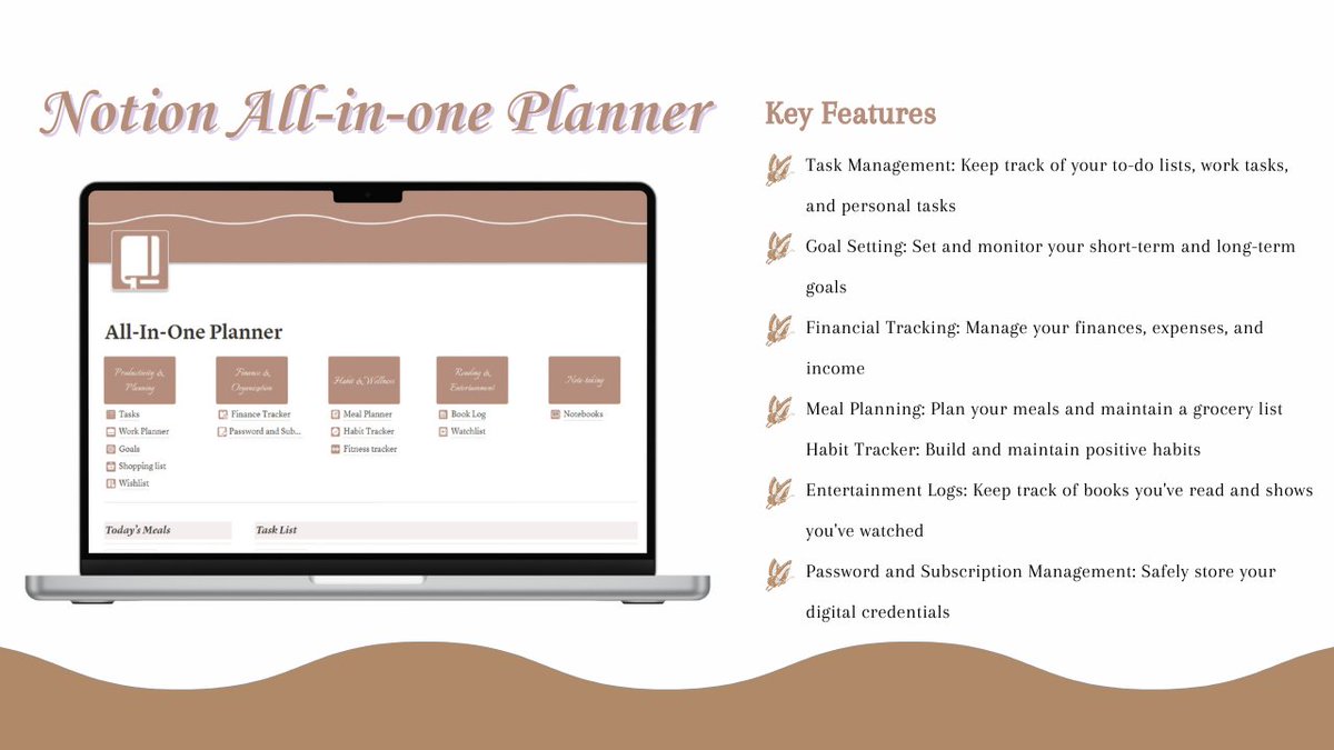 notioncircles's tweet image. Notion All-in-one planner By @myhuedesigns
Notion All-in-one planner is a comprehensive digital organizer designed to streamline every aspect of your life.
Get this template for $12.00
Check it out here 👇
notioncircles.com/notion-templat…
#buildingpublic #notion #planner