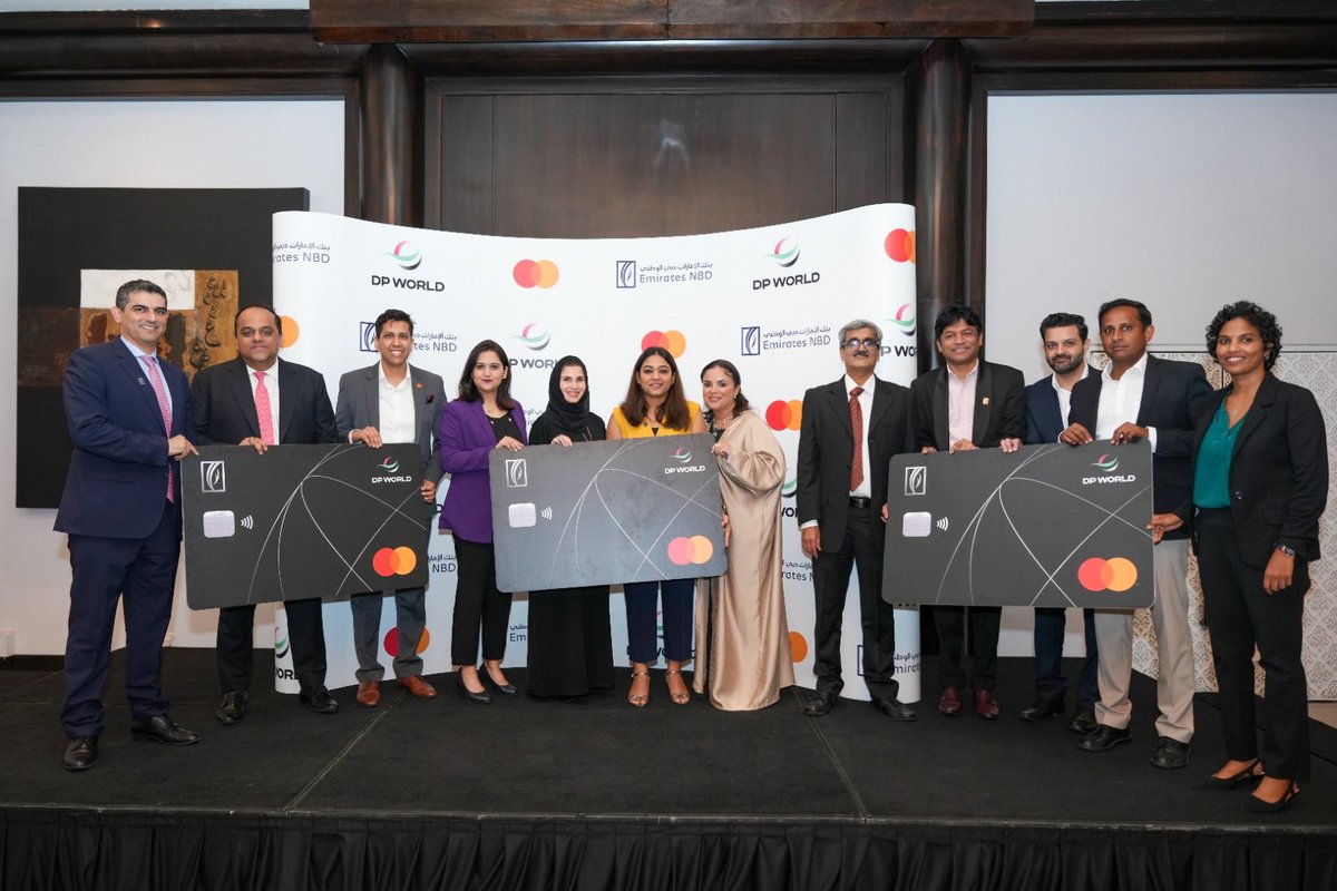 MhdAlAgha's tweet photo. Exciting moment for SMEs with improved access to #workingcapital and simplified #commerceflows via the #SMETradeCard.

This time from #Dubai, home of both our champion partners in this project: @DP_World the leading global port operator and handler of north of 100 million TEU across its terminals in 69 countries, and @EmiratesNBD_AE, the global top 100 banking group with deep presence in 13 countries.

With this launch, we are proud to anchor an important milestone in the #DubaiMastercardDigitalCityPartnership towards advancing the #D33 Economic Agenda in increasing foreign trade to AED 25.6 trillion and adding 400 cities to the Emirate's foreign trade map.

Sign up now and claim your part in scaling this gold standard #B2B enablement use case.

Finally, huge congratulations to the power teams who are smiling in the below pictures. I am privileged to be standing next to you. #this_is_our_time 🙌🏻🚀🚀🚀

#FinancialInclusion #GrowTrade  #tech #ePayment #DataInsights