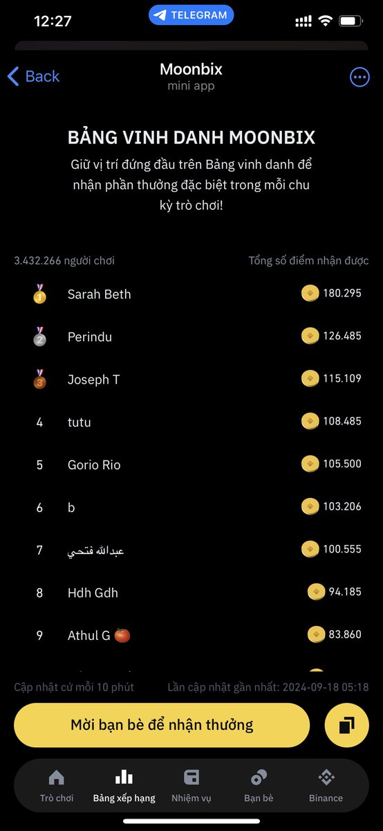 vuongvuct's tweet photo. ⭐️⭐️ Ngôi sao sáng vừa ra mắt được BINANCE gọi tên xác nhận.🥰🥰 Lụm chắc 🌾 100%
🤝 Mới ra mắt thôi đã lên mức 3 triệu người chơi rồi. Ngại gì không chiến nhanh nào 💯💯💯
👇👇👇👇👇
👉🏻  https://t.co/flHIMQfD4i https://t.co/qwjnYZoX4U