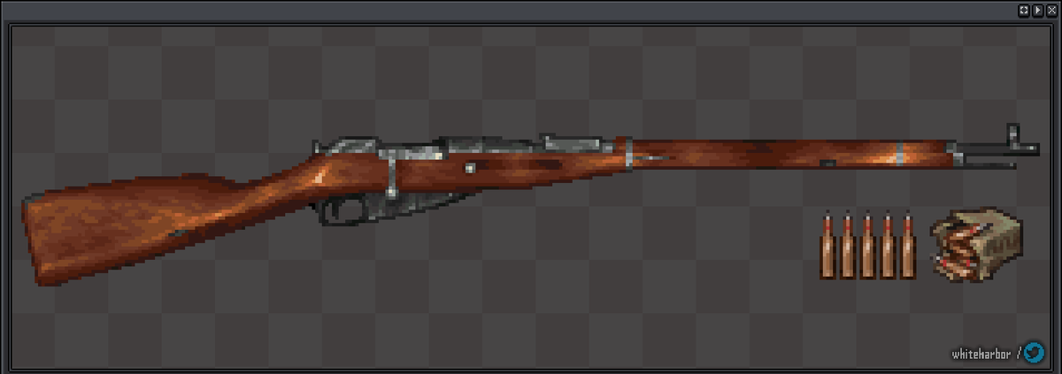 classic mosin
#Pixelart
#ドット絵