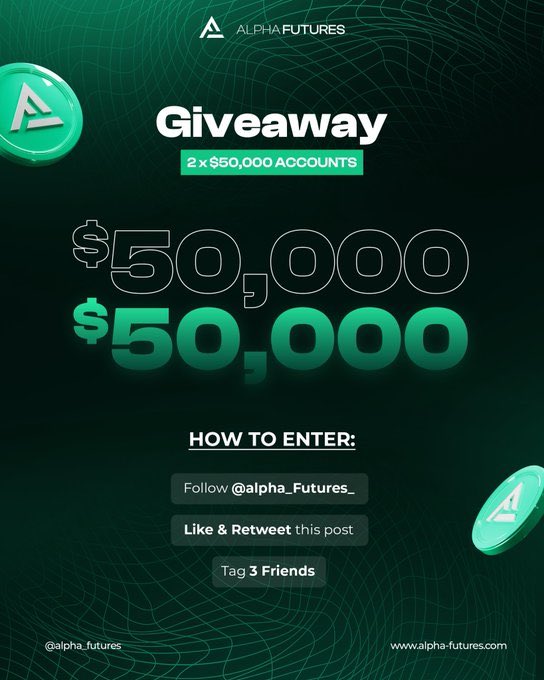 Rohann368's tweet photo. 🚨Giveaway Alert! 🚨

x2 X $50,000 Challenge Account

Follow👉 @Alpha_Futures_ @EasyEquity01 
 
Tag 3 Friends , Like 🩷  &amp; Retweet 🔄 https://t.co/MAjgCVXDqR