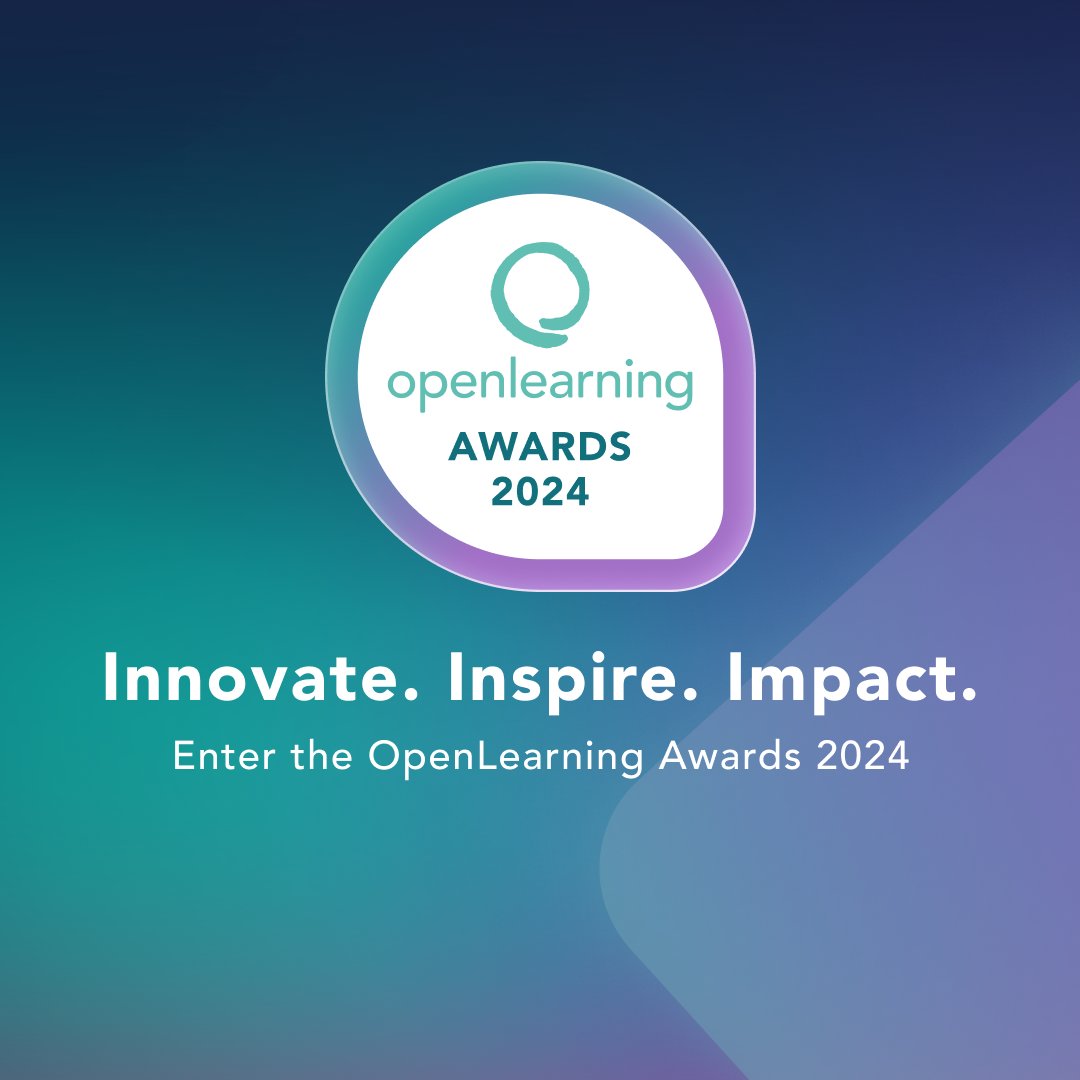 openlrning's tweet image. The OpenLearning Awards 2024 are open for entries! Celebrate those transforming learning design and creating lasting impact.

Details and categories: bit.ly/3XtHOBI

#OpenLearningAwards #LearningDesign