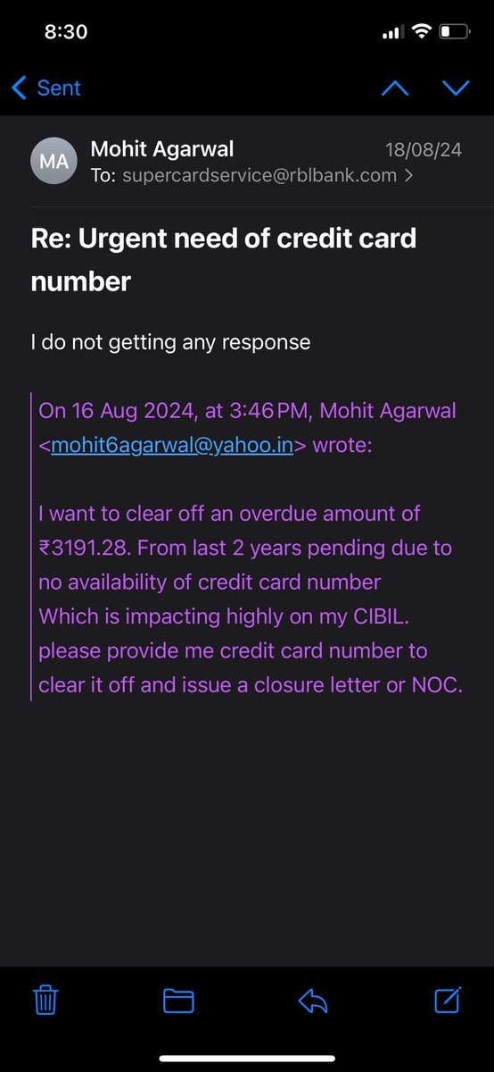 mohit6agarwal's tweet image. @RBLBankCares i tried so many times to settle my issue but u dont do so
I am going further complaint against your bank towards @RBI OMBUDSMAN and FINANCE MINISTRY 
due to your disgusting service my CIBIL GOING DOWN