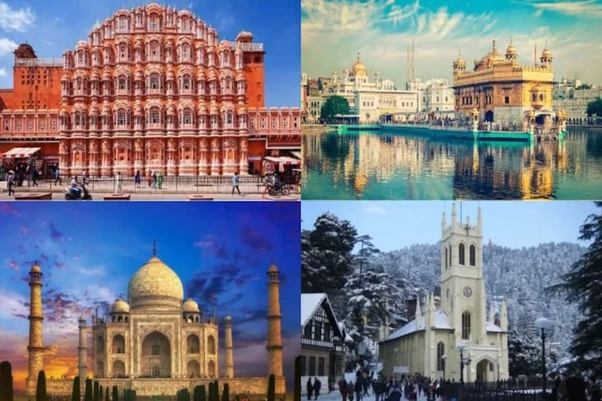 Famous places to visit in India are- 
1. Agra
2. Chandigarh
3. Coorg 
4. Dhanaulti
You can book your homestay with airhomestays.com.