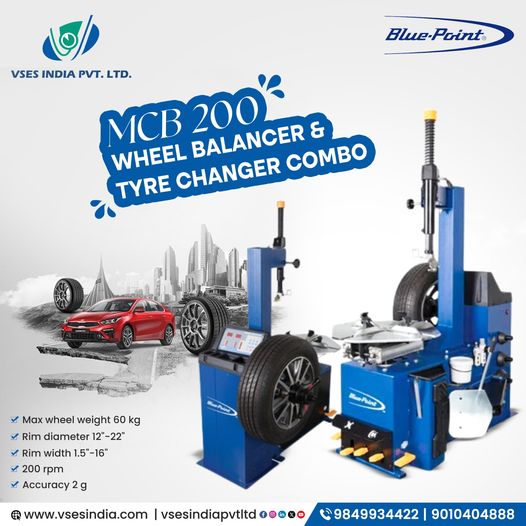 vsesindiapvtltd's tweet image. 𝐌𝐂𝐁 𝟐𝟎𝟎 𝐖𝐡𝐞𝐞𝐥 𝐁𝐚𝐥𝐚𝐧𝐜𝐞𝐫 &amp;amp; 𝐓𝐲𝐫𝐞 𝐂𝐡𝐚𝐧𝐠𝐞𝐫 𝐂𝐨𝐦𝐛𝐨
For Enquiries : 9849934422
vsesindia.com
#WheelBalancer #TyreChanger #AutoRepairTools #GarageEquipment #WorkshopEssentials #EfficientService #MCB200 #ElevateYourStandards