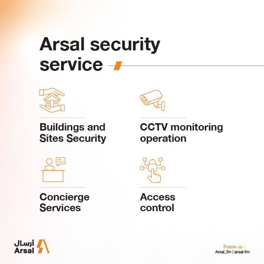 Arsal_fm's tweet photo. Protect your assets and employees.

we provide security solutions to ensure your peace of mind and business continuity

#arsal https://t.co/3z9180GL6v