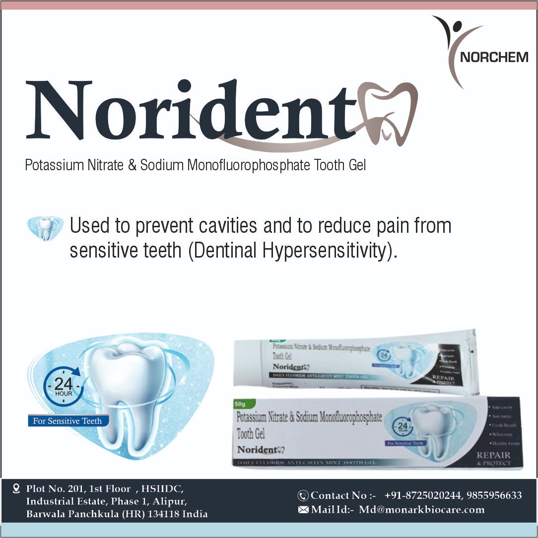 NorchemH's tweet photo. Norident | Potassium Nitrate &amp; Sodium Monofluorophosphate Tooth Gel. https://t.co/qkSADKSMCg