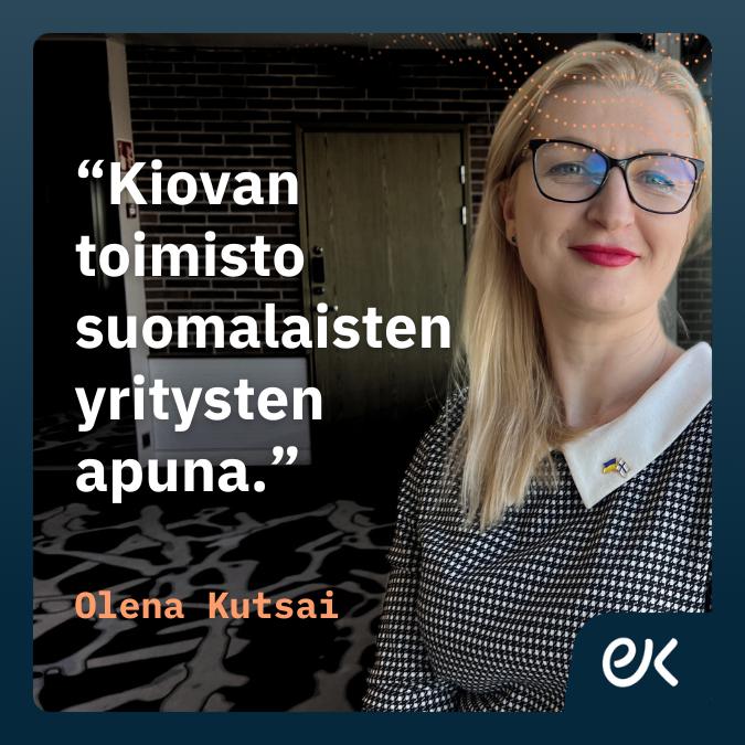 EK (@elinkeinoelama) on Twitter photo Avasimme keväällä toimiston Kiovaan <a href="/EastChamFi/">EastCham Finland</a> kanssa.
👉Apua Ukrainan markkinoiden kartoitukseen, kontaktien löytämiseen ja jälleenrakennukseen osallistumiseen.
Lue toimiston päällikön Olena Kutsai'n viestit Ukrainasta kiinnostuneille yrityksille:
ek.fi/ajankohtaista/… Avasimme keväällä toimiston Kiovaan <a href="/EastChamFi/">EastCham Finland</a> kanssa.
👉Apua Ukrainan markkinoiden kartoitukseen, kontaktien löytämiseen ja jälleenrakennukseen osallistumiseen.
Lue toimiston päällikön Olena Kutsai'n viestit Ukrainasta kiinnostuneille yrityksille:
ek.fi/ajankohtaista/…