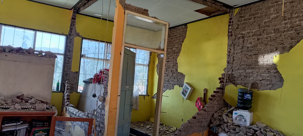 Gempa kena sekolahan di bandung