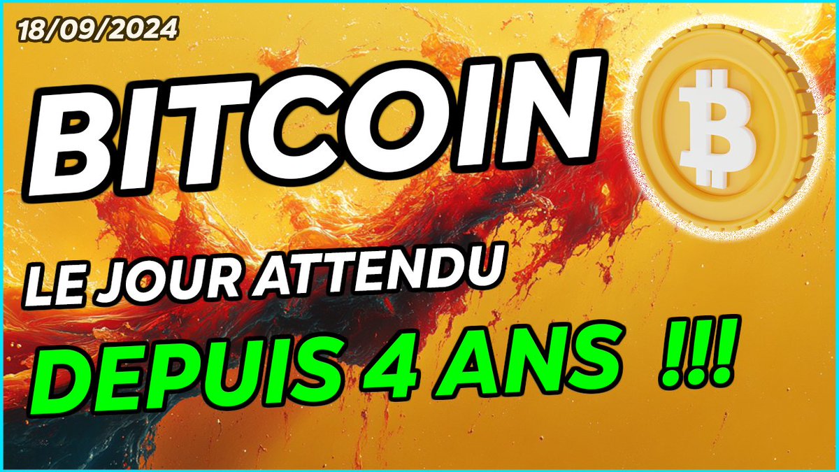 #BITCOIN LE JOUR ATTENDU DEPUIS 4 ANS !! 🔥 RSR À SURVEILLER 🚀 ?

youtu.be/Uw3lgd_KayA

- Commentez ma vidéo sur YouTube✅

- Partagez et retweetez à fond 

🔥