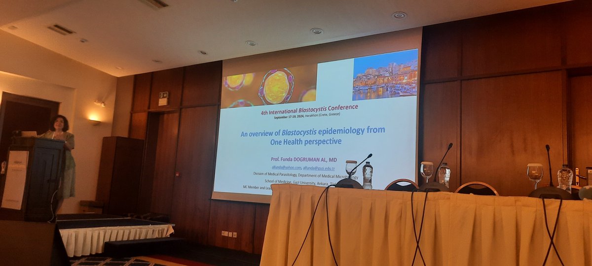 eleni gentekaki (@ciliategal) on Twitter photo Funda Dogruman Al opens the second day of the <a href="/BlastocystisC/">BlastocystisCOST</a> Action conference presenting #blastocystis #onehealth perspective <a href="/Blastocystis/">International Blastocystis Network (IBN)</a> #Blastocystis24 #blastocystis #gut #protist Funda Dogruman Al opens the second day of the <a href="/BlastocystisC/">BlastocystisCOST</a> Action conference presenting #blastocystis #onehealth perspective <a href="/Blastocystis/">International Blastocystis Network (IBN)</a> #Blastocystis24 #blastocystis #gut #protist