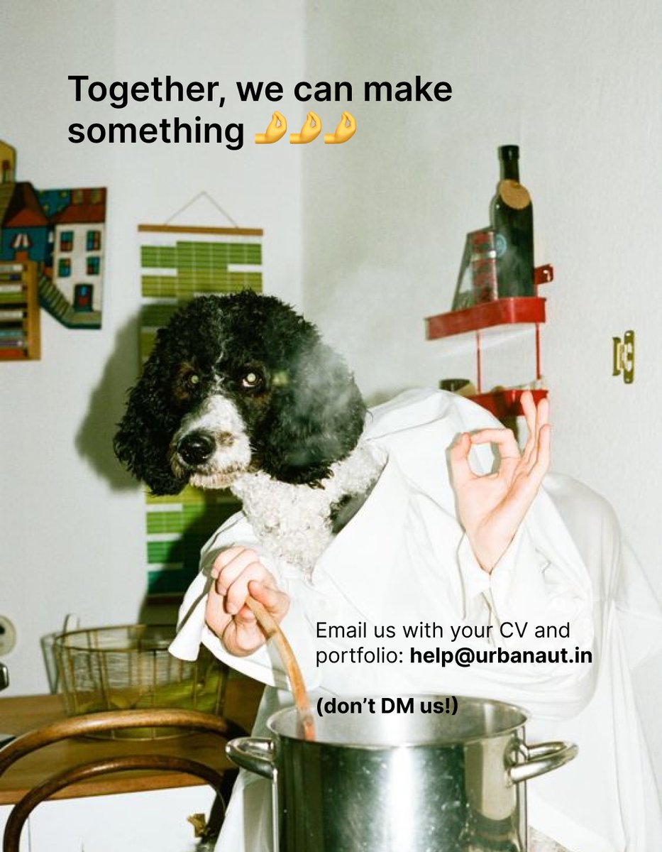 #HiringNow We’re looking for our next Team Urbanaut member 🔍👀Both are full-time, remote positions with lots of potential for creative freedom &amp; growth with a fun, boundaries-respecting team led by two amazing women founders 💪🏾 Mail us at help@urbanaut.in
