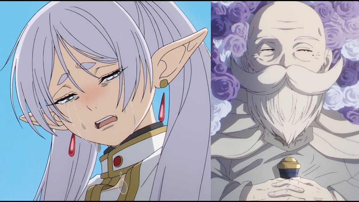 GeneratorNx's tweet image. Frieren literally cries in the very first episode over Himmel. 

Goddamn you’re so retarded cause there’s no way we even watched the same show.