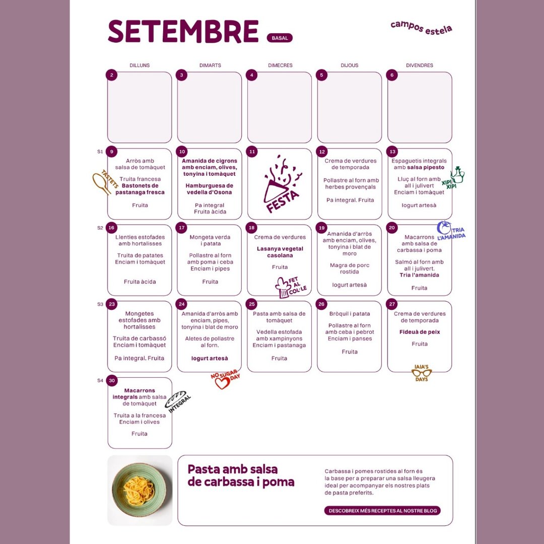 afamontessori's tweet photo. 🍽️ Bon dia famílies! 
 Compartim amb vosaltres el nou menú de setembre!  Hem fet algunes modificacions i ara és més  equilibrat i nutritiu. 
Si teniu preguntes, no dubteu a consultar a la comissió de menjadors. 

Bon profit! 
 #MenúDeSetembre #SalutIBenestar#ConnectatalMontessori https://t.co/sutG1gAjn6