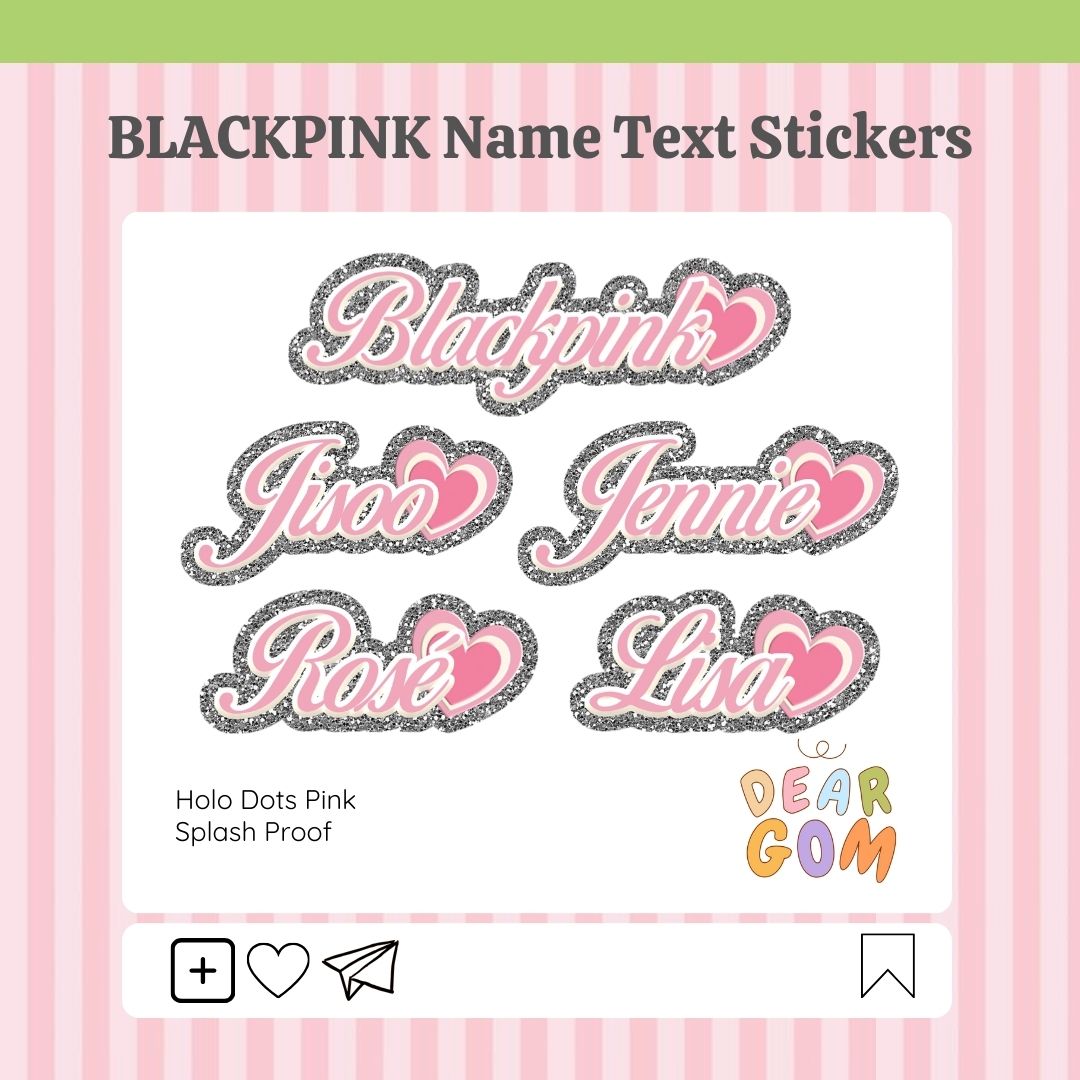 deargomph's tweet image. #gommiestickers

🩰blackpink name text stickers

only 25 pesos each (available in holo dots pink and glitter denim)

🎀 wts lfb anik anik stickers ph blackpink jisoo jennie lisa rose