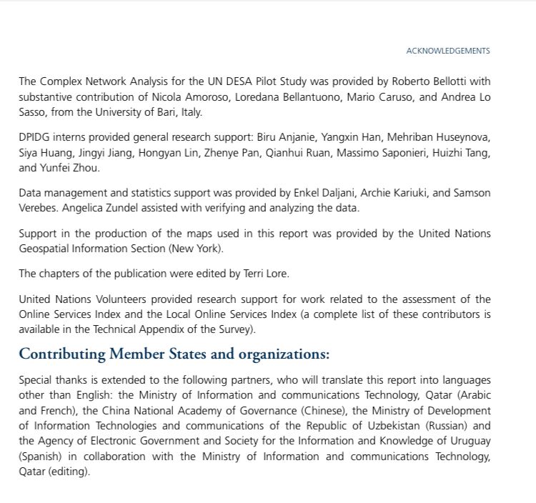 _a_l_s's tweet image. Now available the 2024 edition #UnitedNationsEGovernmentSurvey by @UNDESA . This report also features a complex network pilot study conducted by our #PhysicsBari team. @UN
Full report here 👉 publicadministration.un.org/egovkb/en-us/
For details on the methodology 👉 nature.com/articles/s4159…