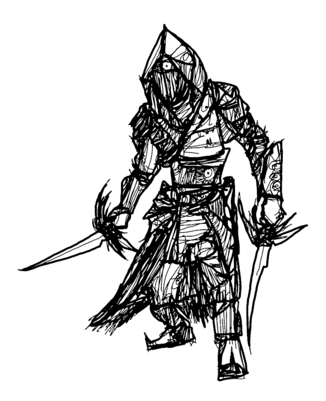 A guild dog always has pointy boots...