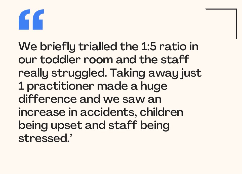 An increase in accidents. Staff stressed. This should be enough to reset the reforms.
