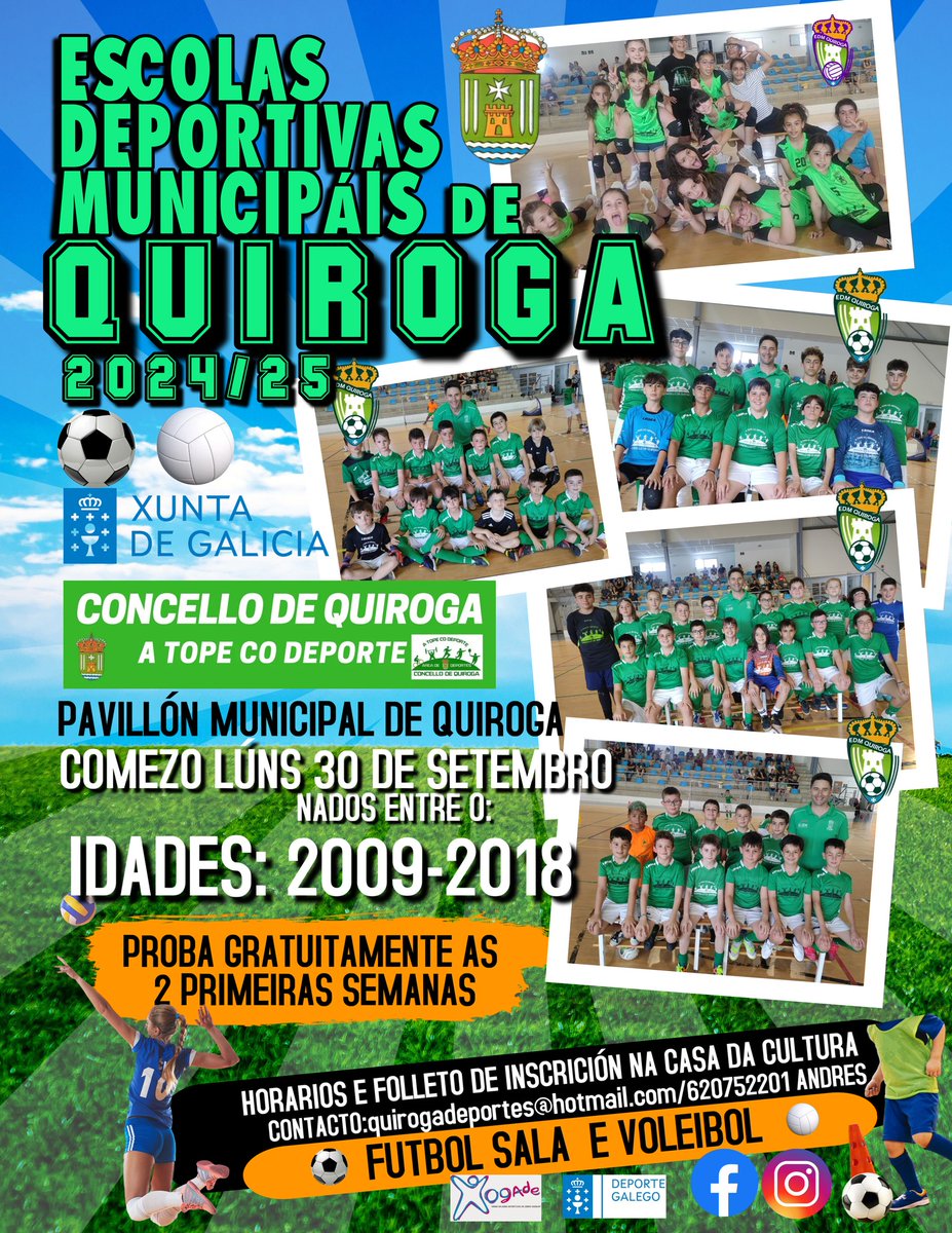 concelloquiroga's tweet image. #QuirogaDeportes