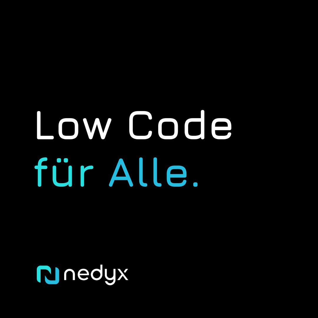 Wer kann nedyx®  nutzen? Jeder – und damit meinen wir wirklich jeder!
Unsere Mission ist es, Erstellung professioneller Business Apps mit #lowcode für jedermann möglich zu machen. 
Interessiert? nedyx.com