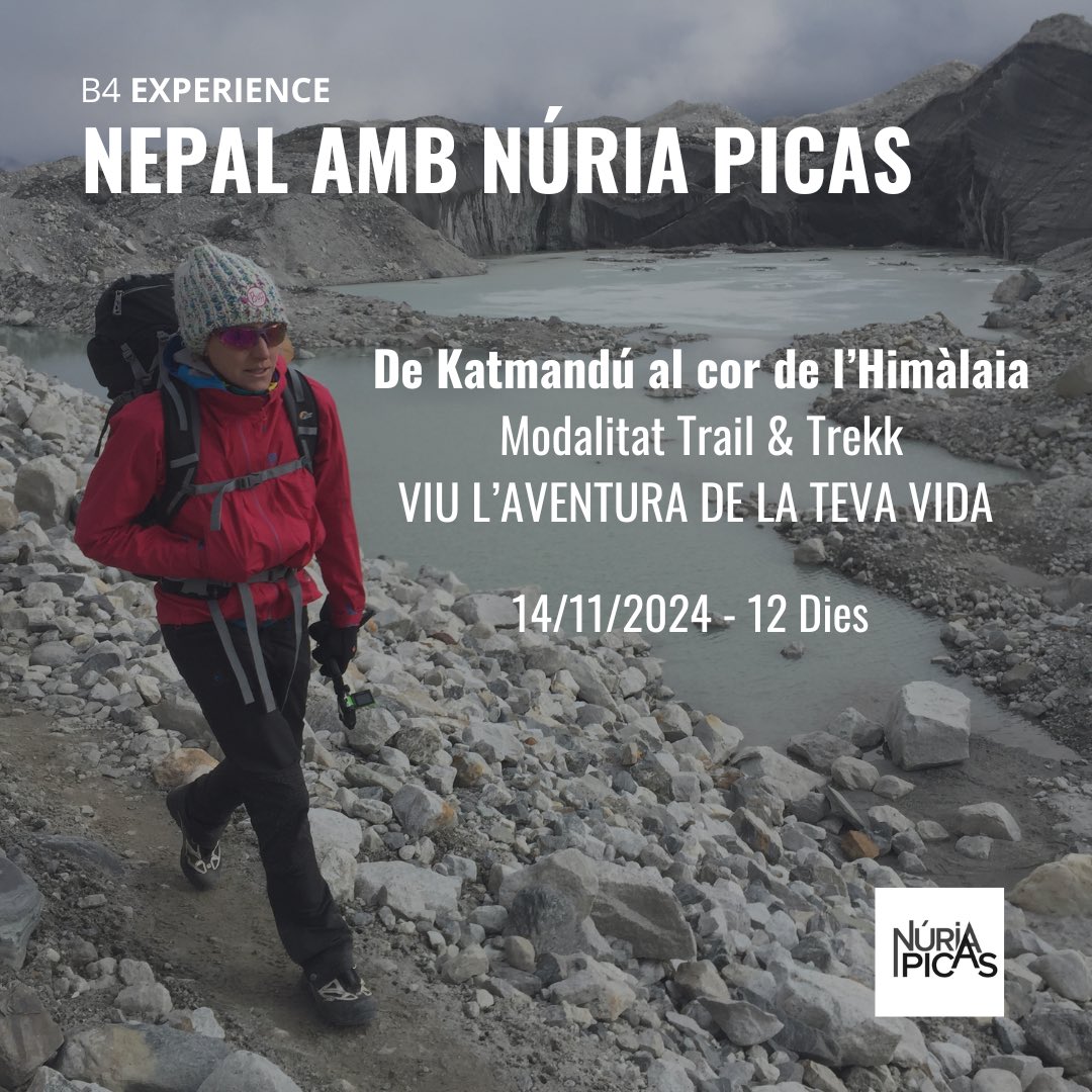 NEPAL ✨ amb Núria Picas.
De Katmandú al Cor de l'Himàlaia.
Viu l'aventura de la teva vida. 💛🤎 b4experience.com/ca/producto/ru…