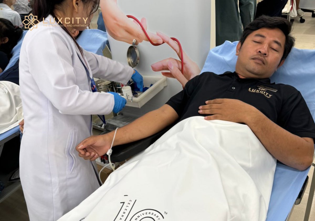luxcitycom's tweet photo. On September 18th, Luxcity's team joined the Blood Donation Program "You Are the Hero: Your Blood, Their Life". We're proud to be part of this noble cause, with our team members selflessly donating their time and blood to help those in need. https://t.co/zKzuMmJ57l