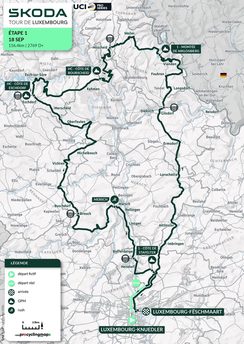 skodatour's tweet image. 🚴‍♂️ Stage 1 kicks off today! 🚴‍♂️

The Škoda Tour de Luxembourg 2024 starts NOW, and Stage 1 is packed with excitement! 🌍 Who’s going to take the win?

👉 Check out the full stage profile here: skodatour.lu/all-stages/sta…

#SkodaTour2024 #Stage1 #RaceDay