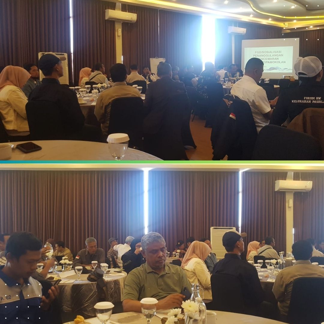 Sosialisasi Penanggulangan pencemaran pada sungai Cipamokolan di Hotel Tebu, Rabu 18 September 2024