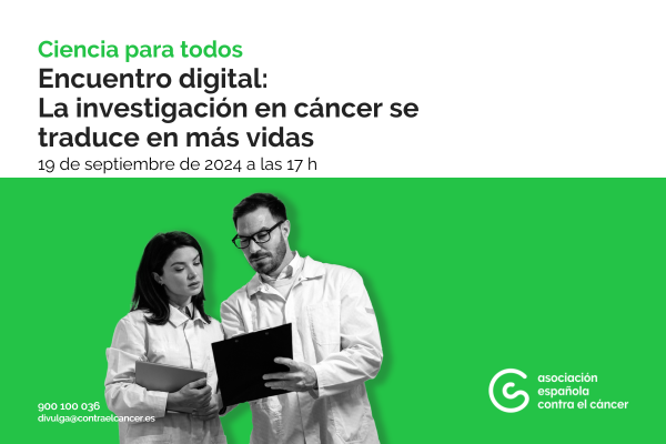 ContraCancerZGZ's tweet photo. ¡𝐍𝐮𝐞𝐯𝐨 𝐞𝐧𝐜𝐮𝐞𝐧𝐭𝐫𝐨 𝐝𝐢𝐠𝐢𝐭𝐚𝐥! 𝐋𝐚 𝐢𝐧𝐯𝐞𝐬𝐭𝐢𝐠𝐚𝐜𝐢ó𝐧 𝐞𝐧 𝐜á𝐧𝐜𝐞𝐫 𝐬𝐞 𝐭𝐫𝐚𝐝𝐮𝐜𝐞 𝐞𝐧 𝐦á𝐬 𝐯𝐢𝐝𝐚𝐬 💚
📆 Jueves 19 de septiembre
⏰ 17:00h
¡Registrate! 👉 https://t.co/YJARMWShrL
#WorldCancerResearchDay https://t.co/2E4FluStP4