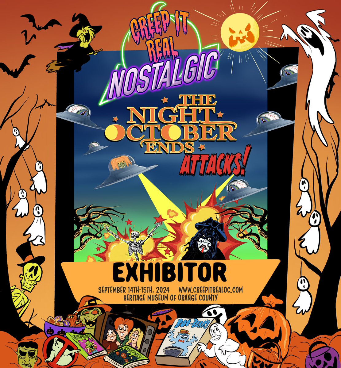 ClementeTeenah's tweet photo. Creep It Real 
Looking forward to seeing and meeting more spooky friends today 
Booth#67 
Creep It Real 2024 
Nostalgia Edition 
Last day today Sun the 15th
Heritage Museum of Orange County 
 
#creepitreal #orangecounty #nostalgia #heritagemuseumoforange #fyp #foryoupage https://t.co/ikgfbF0JS4