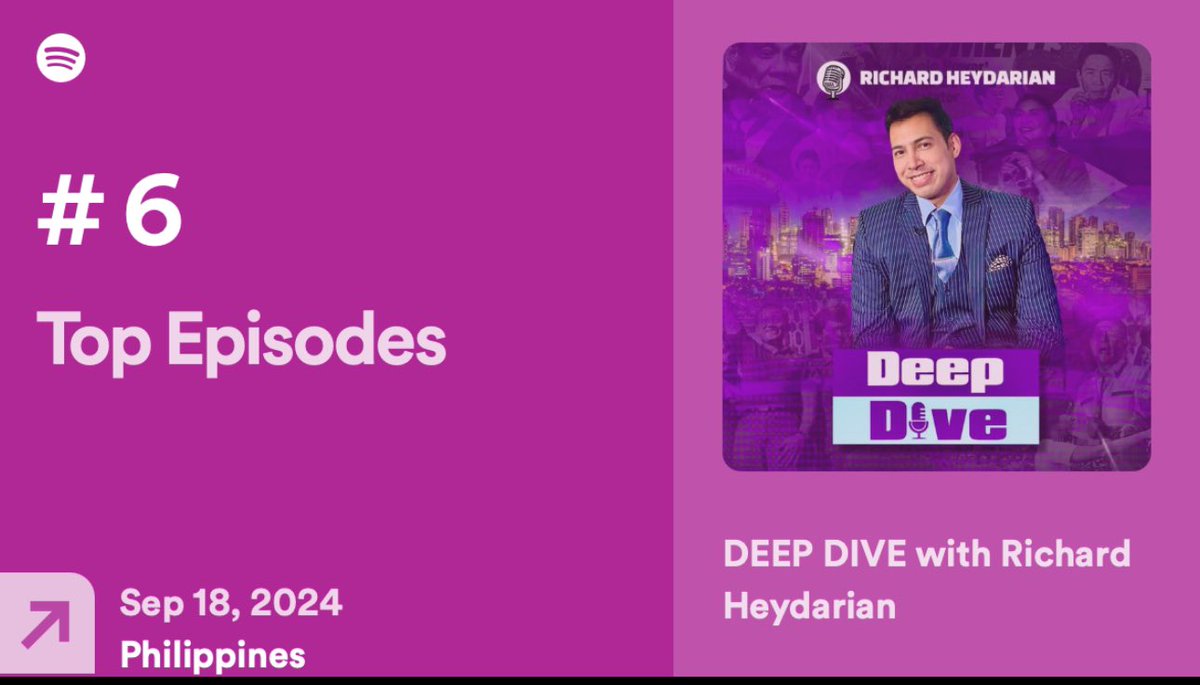 DeepDivePod07's tweet photo. NO SPONSORS, NO PRODUCTION TEAM!!! Thank you folks for making us among LEADING PODCASTS 🎙️in the country 🇵🇭 ❤️🙏😘

Check out our latest episode here: https://t.co/PFoKqDL9YM https://t.co/Aygarvd3tV