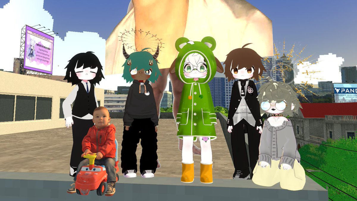 Hanging out in VRChat and causing some shenanigans in "Panaginip" 
#VRChat #VRChatPhotos