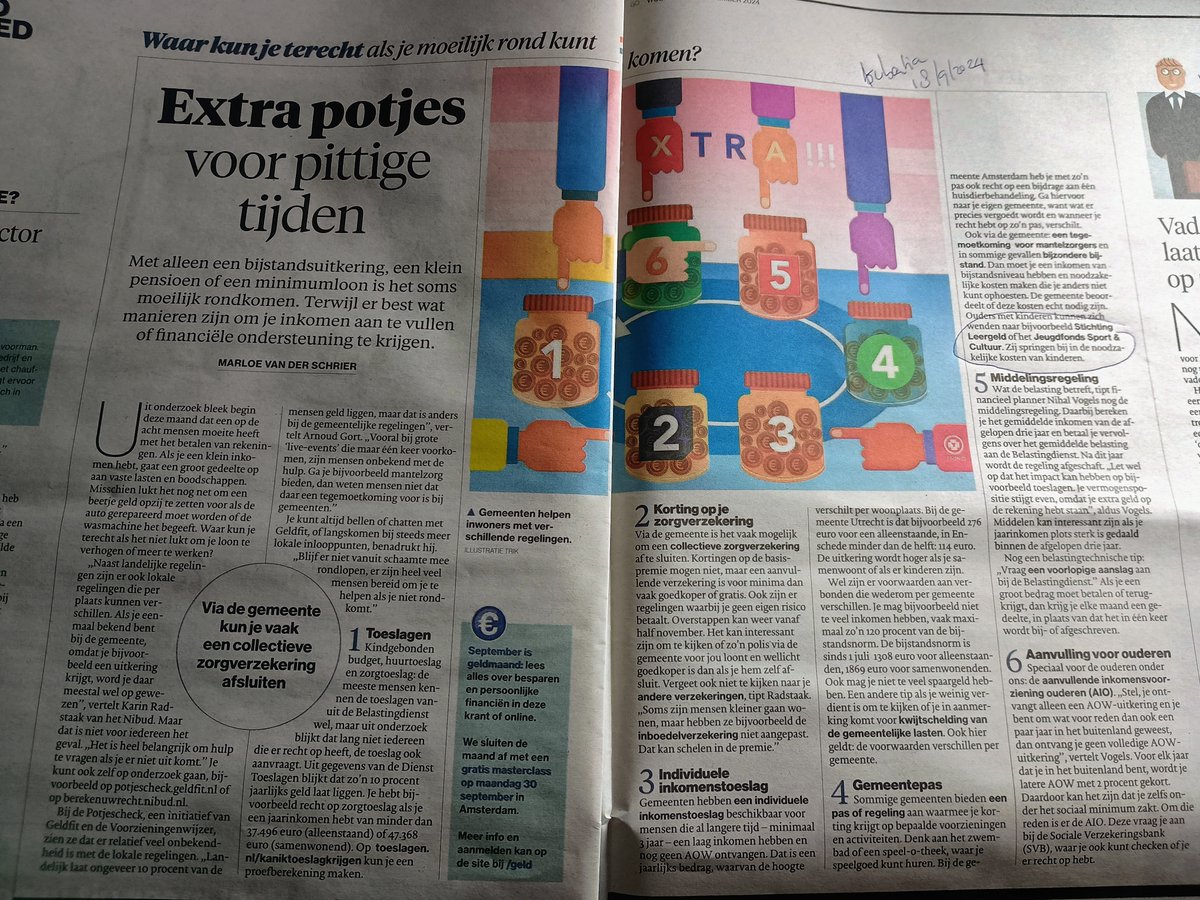 Geen #geld? Soms is er meer mogelijk dan je denkt! Ken je het Jeugdfonds Sport &amp; Cultuur Hengelo Borne? Zij helpen kinderen 0-18 jr. mee te doen aan #sport en #cultuur. Meer info in bio #Jeugdfonds #Hengelo #Borne #IedereenKanMeedoen #Nieuws #Tips