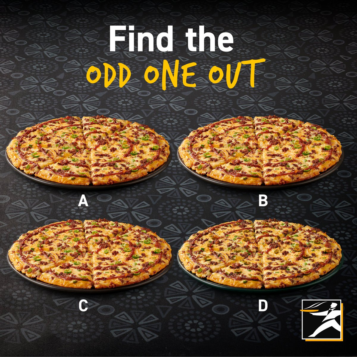 Ithini iMampara week bafethu? ​Yah we know…
Zama ke and spot the odd one out. Reply using #TrySomethingAmazing and we might drop iPizza in your DMs for lunch.