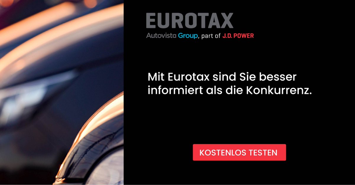 📊 Das neue Eurotax ist da, die Zukunft der #Fahrzeugbewertung und #Bestandsverwaltung.

KOSTENLOS TESTEN ➡️ow.ly/ak0p50To2kU

#Fahrzeugidentifikation #Fahrzeughandel#DasneueEurotax #Gebrauchtwagenmarkt #Gebrauchtwagen #Bestandsmanagement