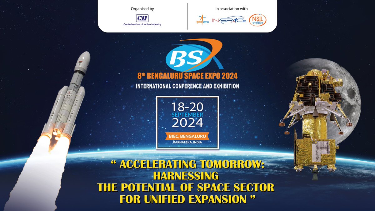 SolidBoosters's tweet image. I&apos;m going to the Bengaluru Space Expo 2024. Feel free to drop any curious questions you have for specific Startups, PSUs, or @isro labs.

#BSX2024 #ISRO #BIEC