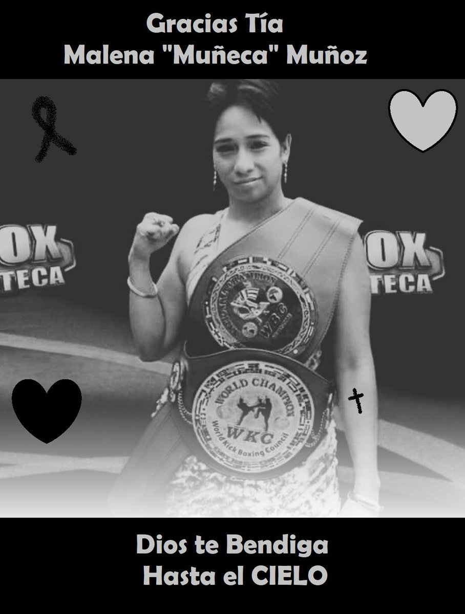Grax x todo Tía Malena "Muñeca" Muñoz, siempre te recordaré, Querétaro te vió nacer y te agradezco x haberme dado más k una oportunidad para manifestar mi amor y pasión x tu calidad de Chambeadora, te voy a extrañar