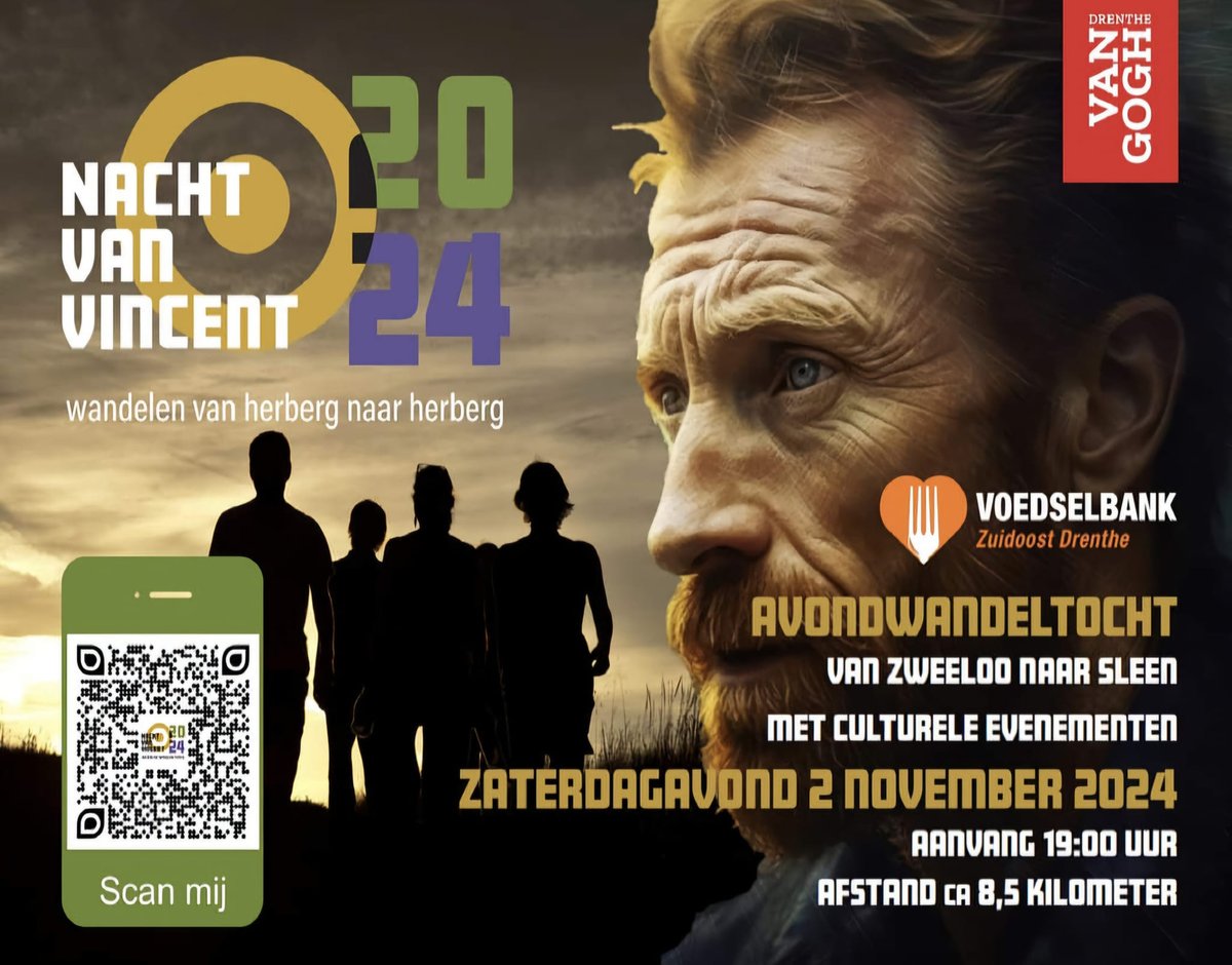 SleenWeb's tweet image. Wandeltocht ‘Nacht van Vincent’ op 2 november dlvr.it/TDMxL5