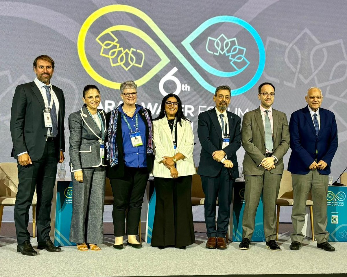 All' #ArabWaterForum, il Direttore AICS, Marco Riccardo Rusconi, ha partecipato all’incontro “Advancing Global and Regional Water Initiatives for a Sustainable Future”, una sessione sul legame che unisce le strategie regionali all’agenda globale sul tema #Acqua.