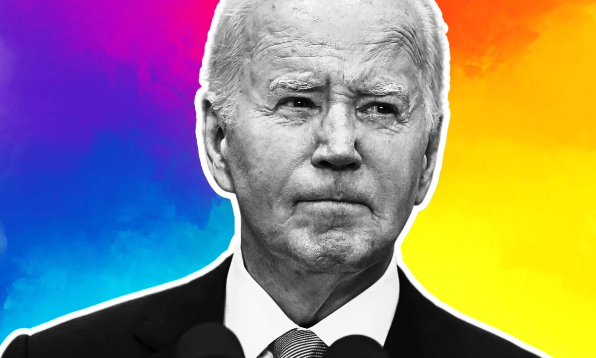 TodoLGTB's tweet photo. Joe Biden se convierte en el primer presidente de EE.UU. en ejercicio entrevistado por una publicación de noticias LGBTQ+. https://t.co/MTSo1Rt2S5 https://t.co/FiDzBaHDQL