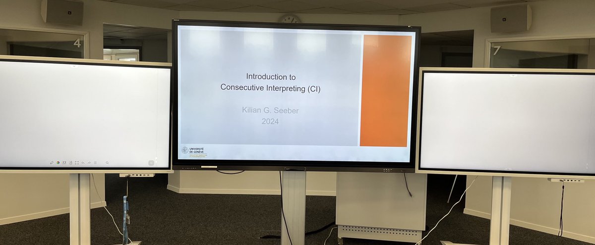 Ready for part 2 of 5 of the “Introduction to Consecutive Interpreting” with ⁦<a href="/InterpretingFTI/">INT-FTI</a>⁩’s Prof. ⁦<a href="/KilianGSeeber/">KilianGSeeber</a>⁩. On the menu today: analysis, analysis, analysis!