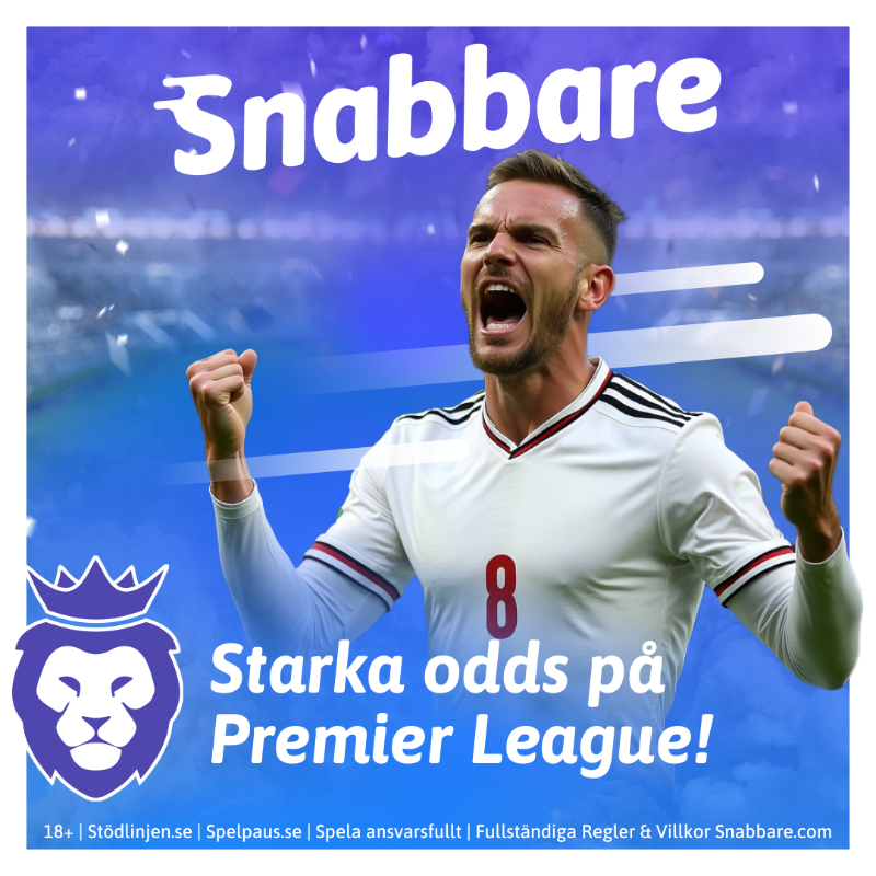 Snabbare's tweet photo. Äntligen Premier League-helg igen! 🇬🇧🔥⚽️

Här är odds på samtliga matcher: https://t.co/z1JX01ATvb

18+ | https://t.co/3RTjHnrQZC | https://t.co/p0oRCf0rXN https://t.co/Z3edLslC14