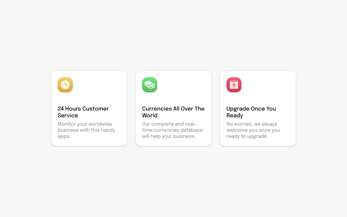 MasBobz's tweet image. Feature cards for an app landing page. Fully created using @framer , icons by @_phosphoricons 👌
#uicomponent