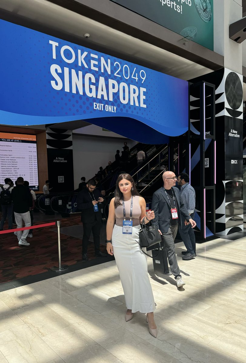 Day One at TOKEN2049 if you are here let’s connect. #crowdcreate