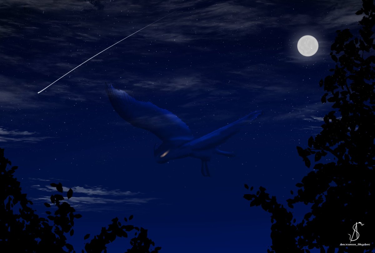 Arcturus_Skyart's tweet image. During last #stream I asked #viewer what they wanted me to draw. And they asked "#owl in the #night"
I decided to make it a #challenge: starting and finishing during the stream!
So here are 2 versions but please don't zoom in 🤣
Shall I do that type of challenge again?