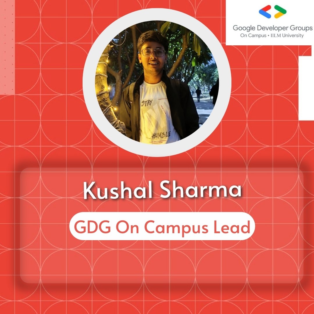 gdgIILM's tweet photo. 🎉 Meet our new GDG Lead, Kushal Sharma! 🚀 With his passion for tech and innovation, he's set to take us to new heights. Get ready for exciting workshops, events, and more! 💻✨ 
#GDG #GoogleDeveloperGroup #TechLeadership #Innovation #CodingCommunity #KushalSharma #DeveloperLife https://t.co/NBpt6DiqTf