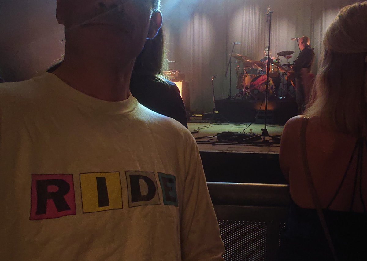 Great gig by <a href="/rideox4/">RIDE</a> at <a href="/PortsmouthGhall/">Portsmouth Guildhall</a> last night.  😍
Night made by Dreams Burn Down early on the set list, then it kept getting better! 😁 
33 year old Tshirt still fits too! 😱
🎸🎸🥁🎤🎼🎶👕