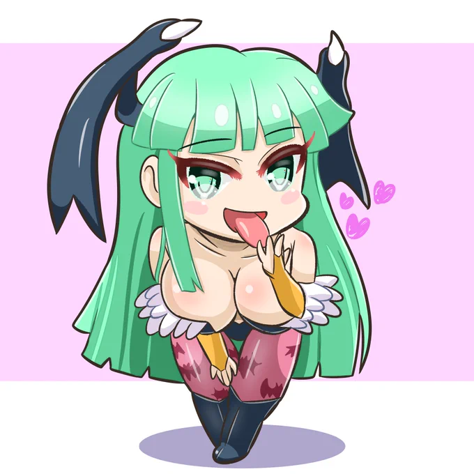 20時に新しいヴァンパイアのイラストをあげます(この絵は過去絵) 