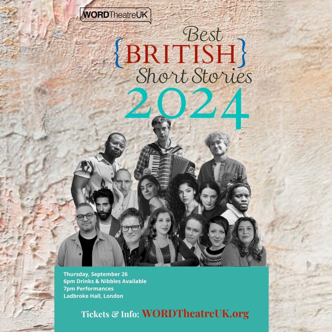 On 26 Sept WORDTheatre will celebrate Salt’s ‘Best British Short Stories’ series. Five stories from the series will be read/performed by actors. My story, ‘An Invocation’, is in BBSS2024 and will be read by Christopher Ecclestone. Oof! Can’t wait….

@wordtheatre <a href="/saltpublishing/">Salt Books</a>